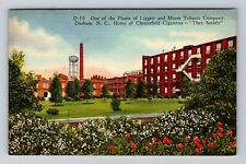 Durham NC-North Carolina, Plants Liggett Myers Tobacco Company Vintage Postcard picture