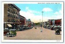 c1940's Broad Street Looking South Business District Rome Georgia GA Postcard picture