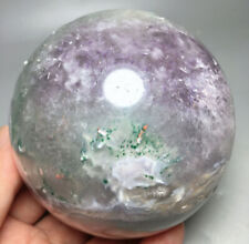1105g Natural amethyst agate sphere QUARTZ CRYSTAL spheres stone HEALING picture