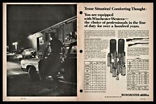 1974 WINCHESTER 70A Bolt Action Rifle 94 Carbine Police Law Enforecement 2-pg AD picture