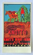 Vintage Original KNOTT'S BERRY FARM & GHOST TOWN Travel Souvenir Decal picture
