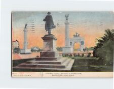 Postcard Stranahan Statue & Entrance To Prospect Park Brooklyn New York picture