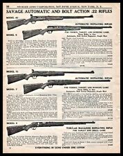 1942 SAVAGE Model 65  6  75  7  Automatic 5 Bolt Action .22 Rifle AD picture