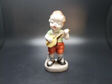 Vintage Made In Japan Boy Figurine Playing Banjo 5