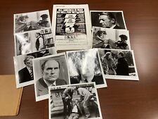 Network 1976 BW 7 Press Photos 8x10 + Pressbook Peter Finch Faye Dunaway picture