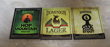 3 Different Old Dominion Beer Labels Dover, DE picture