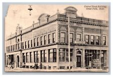 Postcard Great Falls Montana Conrad Bank Building picture