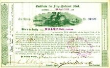 Chicago, Milwaukee and St. Paul Railway Co. - Stock Certificate - Railroad Stock picture