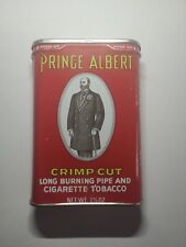 Vintage Prince Albert Crimp Cut Tobacco Tin 1.5 oz EMPTY Varying Good Cond picture