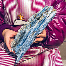5.39LB Natural blue kyanite quartz crystal rough mineral speciman healing picture