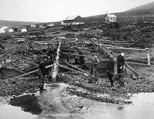 1916 Anvil Creek Gold Mine, Alaska Vintage Photograph 8.5