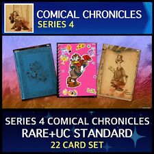 COMICAL CHRONICLES SERIES 4-RARE+UC 22 CARD SET-TOPPS DISNEY COLLECT picture