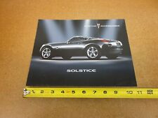 2006 Pontiac Solstice Accessories sales SHEET brochure ORIGINAL hero card picture