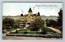 Glendale CA-California, Glendale Sanitarium, Antique, Vintage c1912 Postcard picture