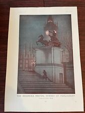 Arthur Birch Drawing The Boadicea Statue Houses Parliament Boudica Tatler 1925 picture