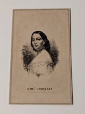 RARE Mrs. Douglas Engraved CDV Wife Of Lincoln’s 1860 Opponent picture