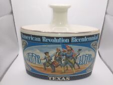 Vintage EMPTY Early Times Whiskey Bottle American Revolution Bicentennial Texas picture
