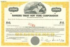 Bankers Trust New York Corporation - Various Denominations - Bond - Specimen Sto picture