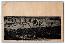 1918 Tent City Of 56th Brigade Camp Hancock Augusta Georgia GA Vintage Postcard picture