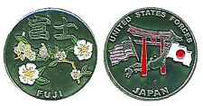 MARINE CORPS CAMP FUJI JAPAN CHERRY BLOSSOM EGA CHALLENGE COIN picture