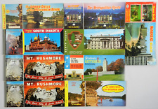 Big Lot 128 Postcards Souvenir Folders Foldouts USA Florida, CA, Texas, Hawaii picture