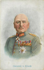 Postcard WWI German General Von Kluck picture