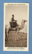Vintage 1937 British Empire Trade Card POLICEMAN on Camel ANGLO-EGPTYIAN SUDAN picture