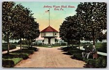 1913 Anthony Wayne Block House Erie Pennsylvania PA Landscape Posted Postcard picture