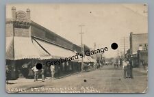 RPPC Front Street DARDANELLE AR Arkansas Vintage Grissom Real Photo Postcard picture