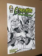 Cyberfrog UnFrogettable Tales 2 Ethan Van Sciver ALL CAPS Hall of Heroes colored picture