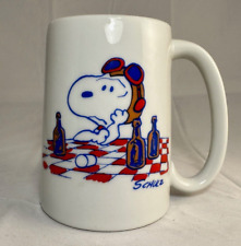 Vintage Charles Schulz Snoopy the Flying Ace Mug - Excellent Condition picture