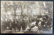 Mint USA Real Picture Postcard Civil War GAR Parade Toledo Ohio 1908 picture
