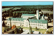 Postcard GA Abbey Of Our Lady Of The Holy Spirit Conyers Georgia Aerial View picture