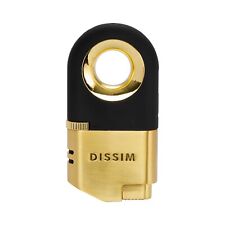 DISSIM World's First Inverted Lighter, Light up or down, Jet Flame , Gold picture