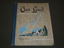 1930'S OUR LAND ONS LAND BY CHARLES PEERS TOBACCO CARDS ALBUM - KD 3388 picture