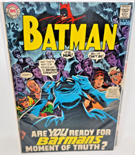 BATMAN #211 IRV NOVICK COVER ART DC SILVER AGE *1969* 5.0 picture