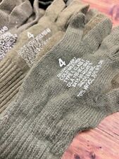 LOT OF 24 PAIR USGI US Military Glove Inserts Wool Gloves Size 5 & Size 4 picture