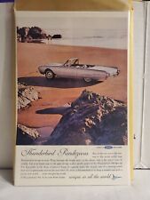 Advertisement 1962 Ford Thunderbird Convertible  picture
