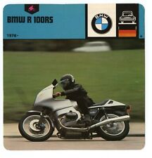BMW R 100RS - Motorcycle Edito Service SA Auto Rally Card picture
