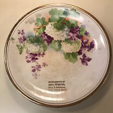 Antique Advertising Great Falls Montana Plate Emil Pfister Bakery Confectionery picture