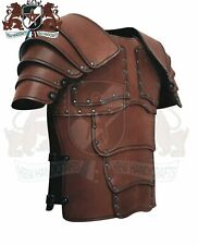Medieval-Muscle Leather Armor Collectible Wearable Roman Heavy Chest plate Armou picture