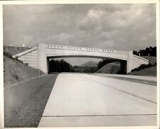 LG53 1949 Original Photo MODERN BRIDGE OVER PENNSYLVANIA TURNPIKE SUPERHIGHWAY picture