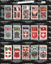 1905 John Player & Son Countries arms & flag full set 50/50 (250093) picture