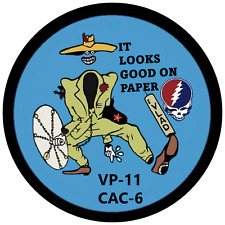 VP-11 CAC-6 PROUD PEGASUS P-3 ORION PATRON PATROL SQUADRON STICKER GRATEFUL DEAD picture