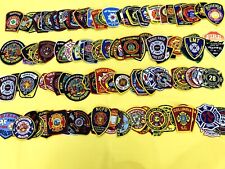 LOT OF 120 FIRE DEPARTMENT PATCH (Various kinds) UNUSED picture