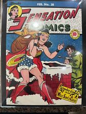 Wonder Woman in Sensation Comics 38 DC Comics Poster by Harry Peter New Sealed picture