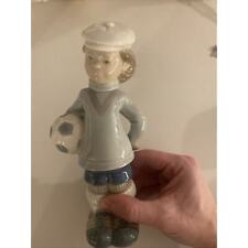 Lladro Soccer Player Boy Puppet with Soccer Ball Retired #4967 Spain Porcelain picture