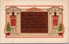 Vintage Art Deco CHRISTMAS Postcard 