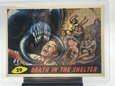 Genuine 1962 Mars Attacks Topps Bubbles  Card - #29 Death In The Shelter Good picture