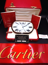 ***  Cartier Accordion Oval Date Clock  with / Box time capsule *** picture